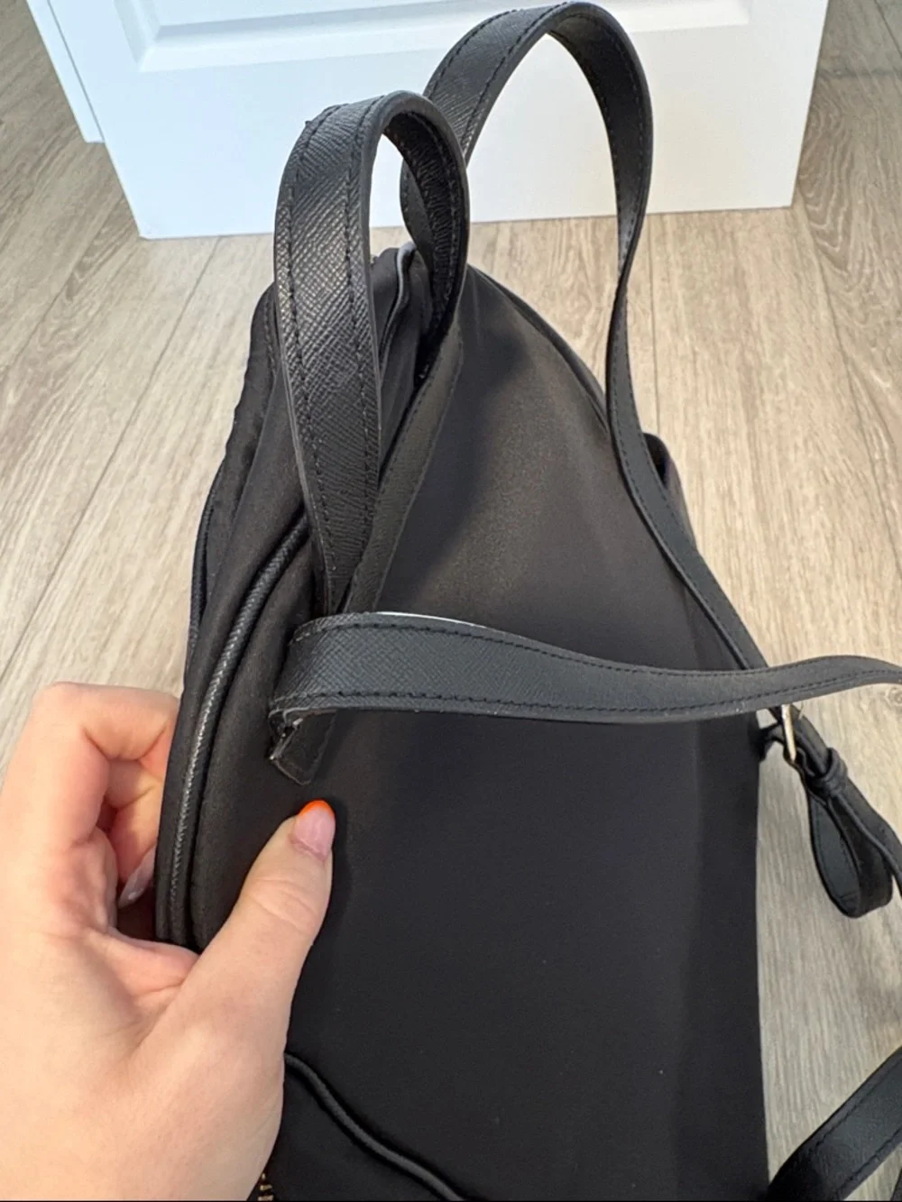 Kate Spade Black Backpack with Gold Hardware - Picture 9 of 10